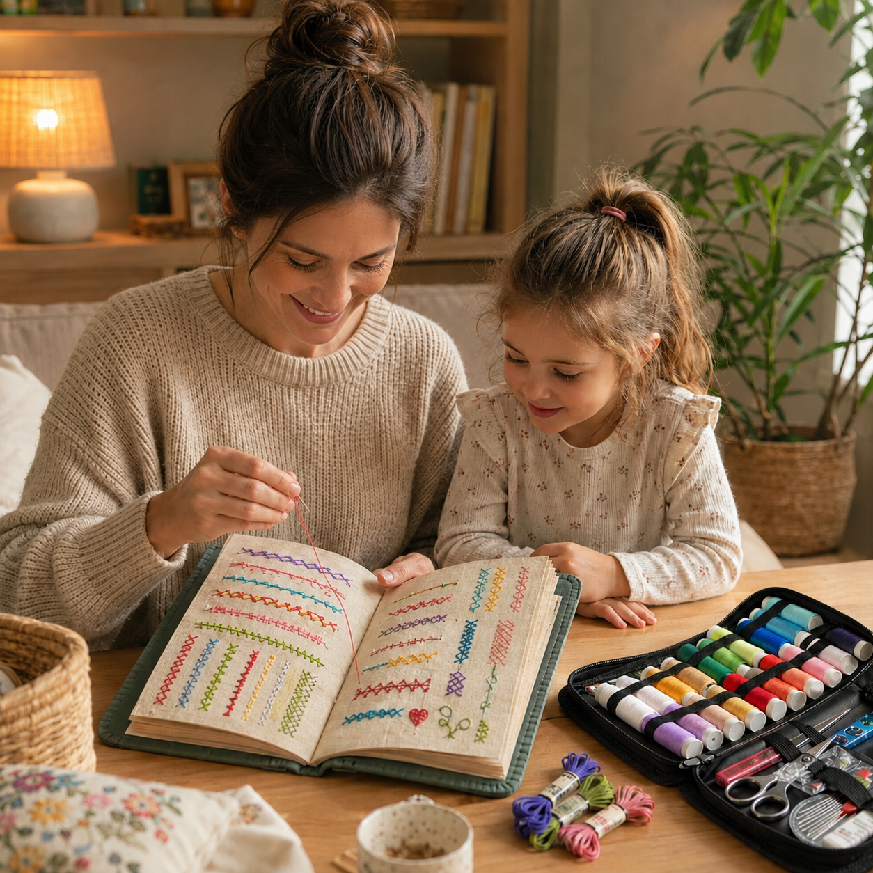 StitchTales™ — Embroidery Book for Mums & Kids