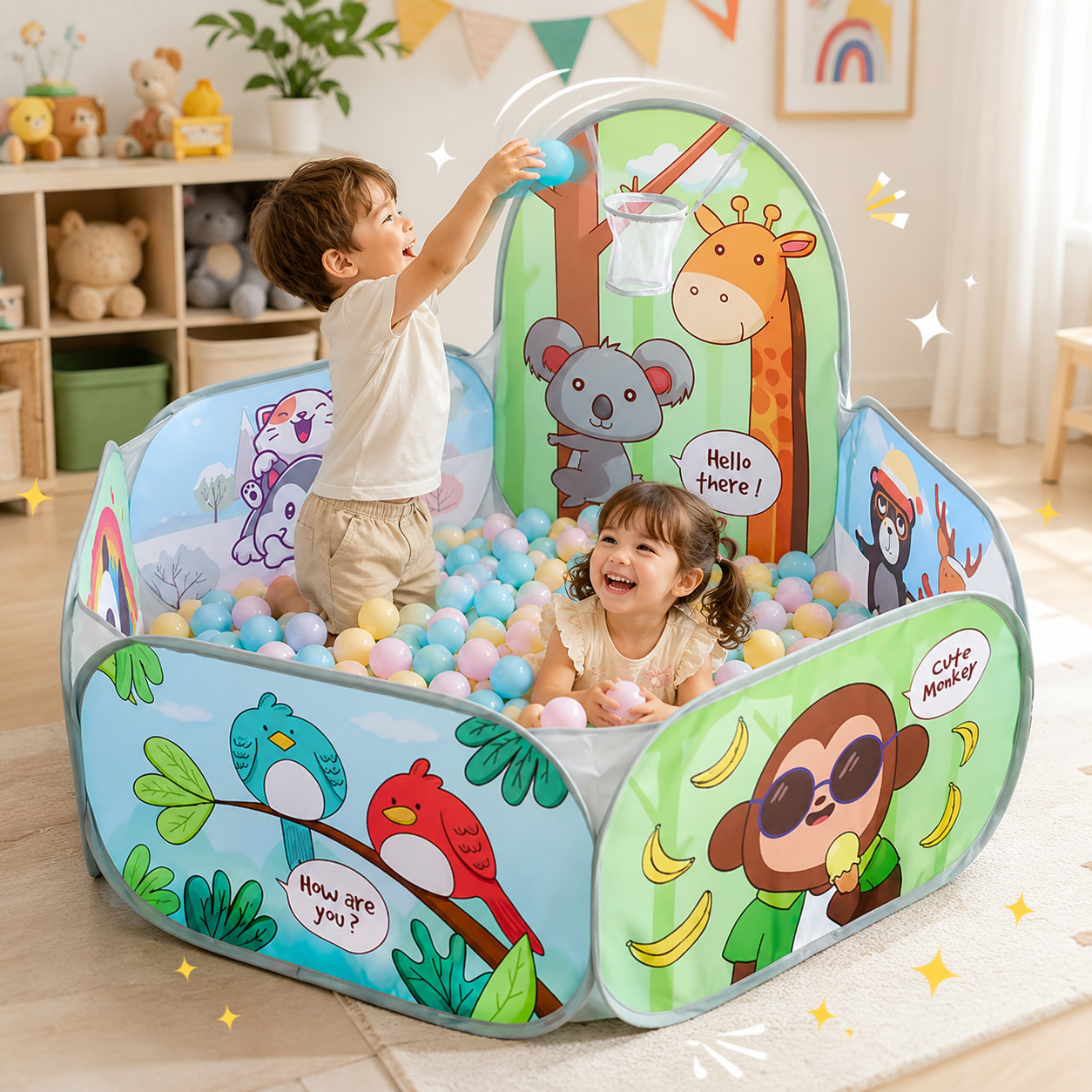 BallPit Pals™ - Summer Pop-Up Playpen