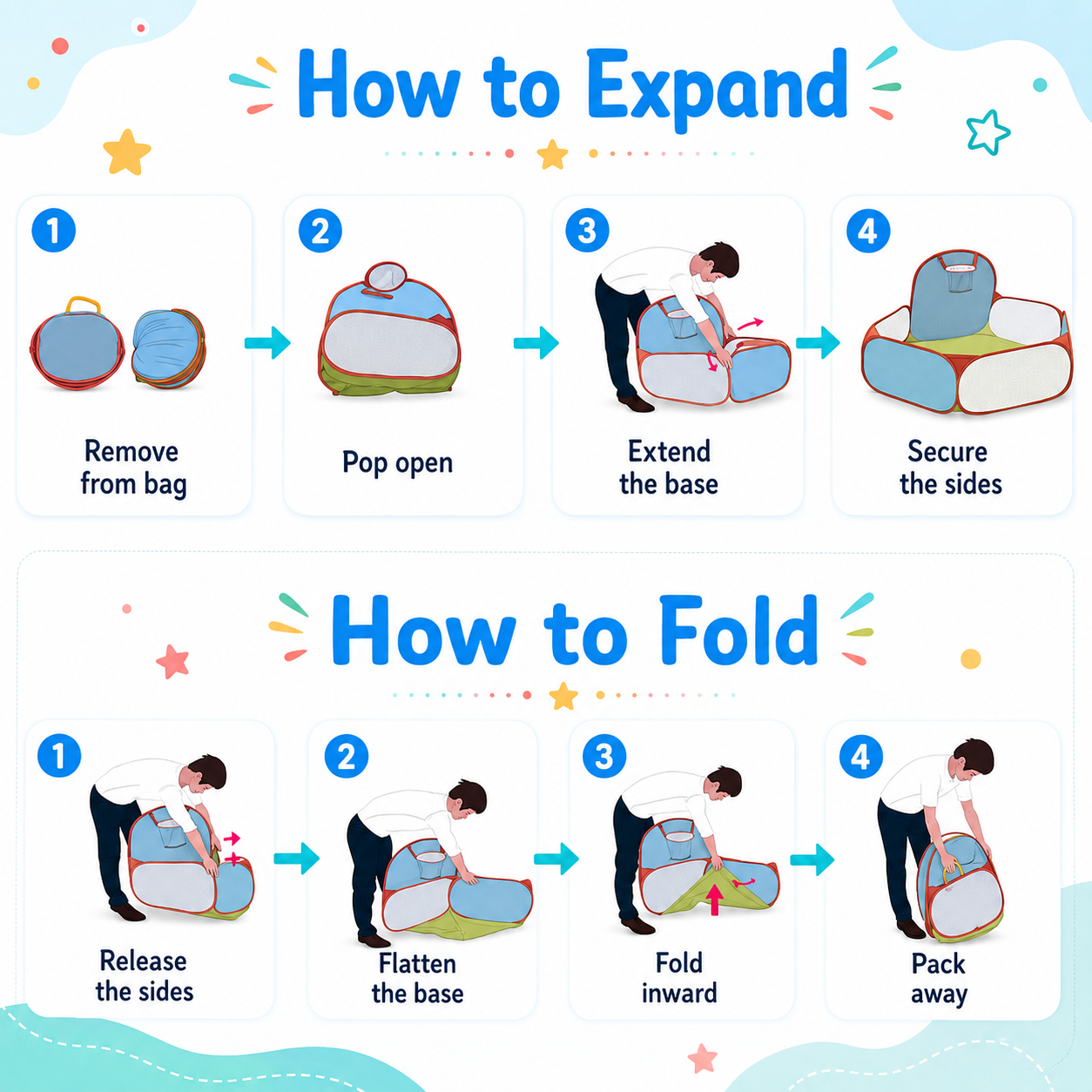 BallPit Pals™ - Summer Pop-Up Playpen