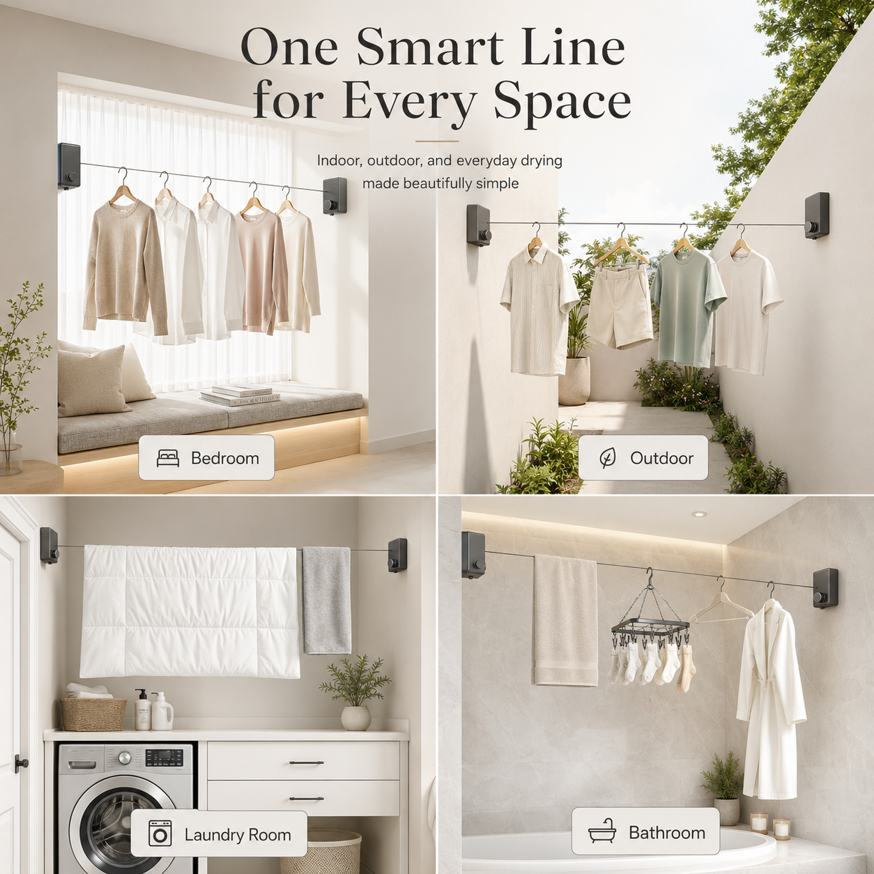 SnapLine™ — Hang Anywhere, Retract in Seconds