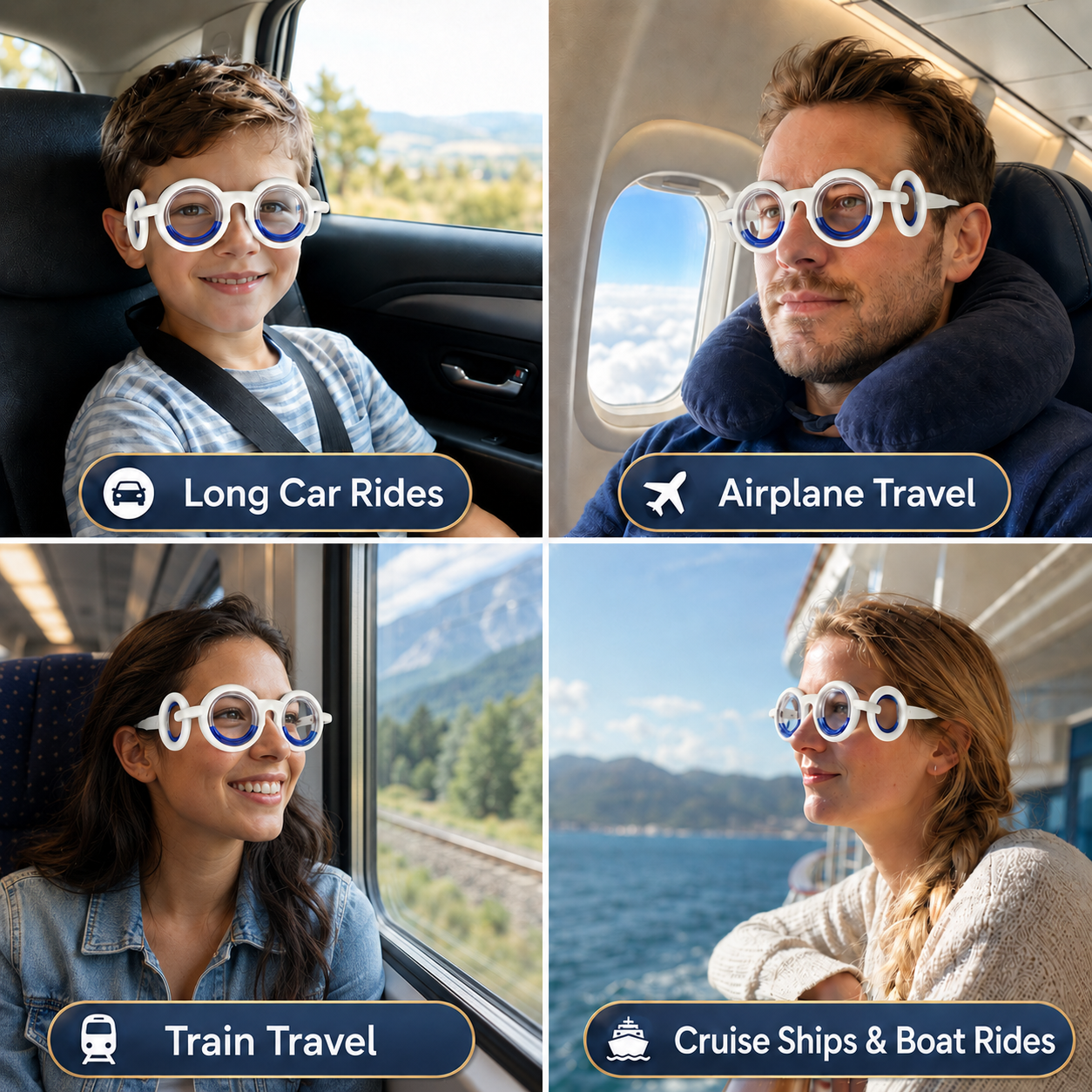 SteadiSpecs™ - Kids Anti Travel Sick Specs