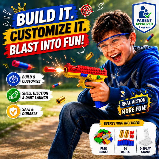 BlockBlast™ - Lego Soft Toy Gun
