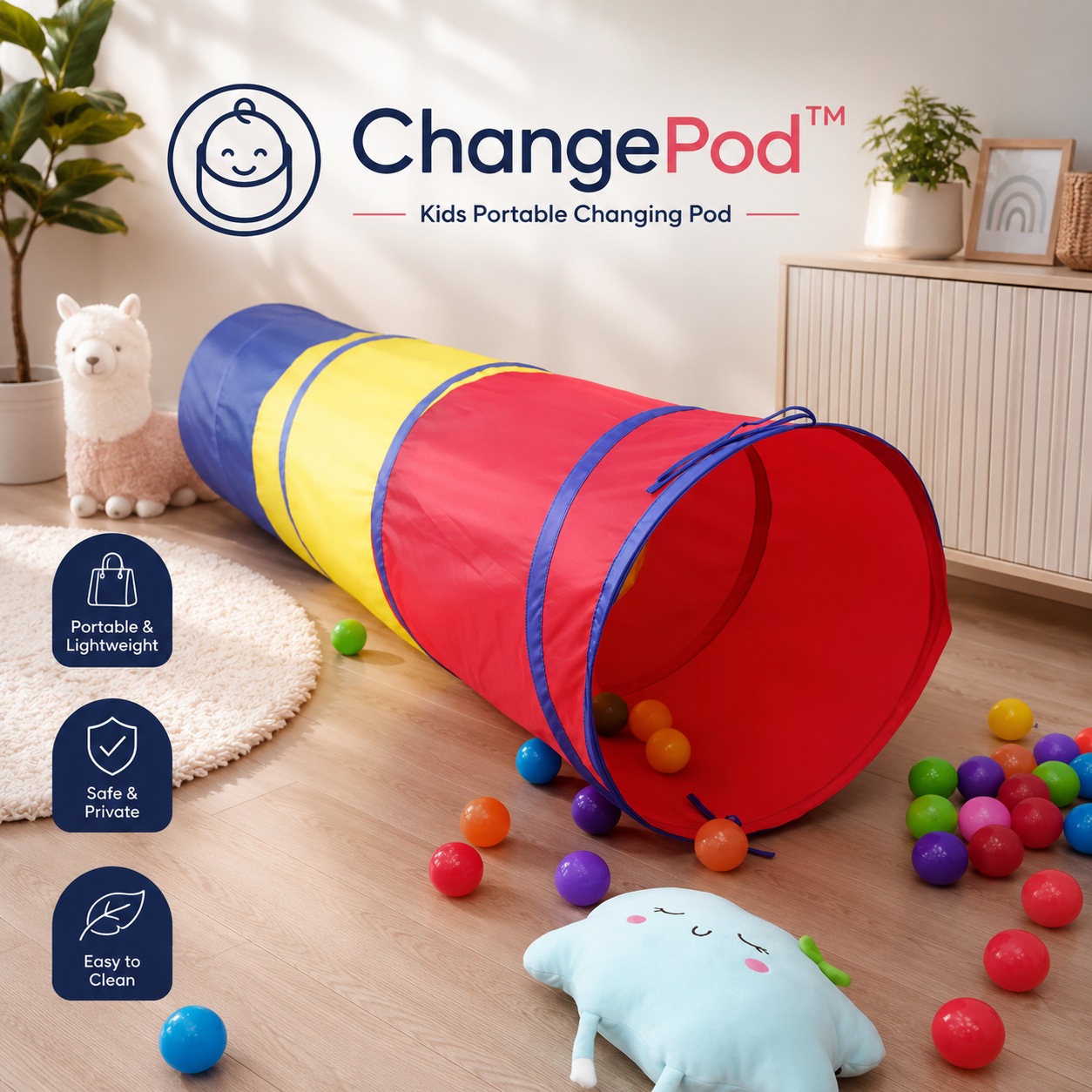 ChangePod™ - Kids Portable Changing Pod