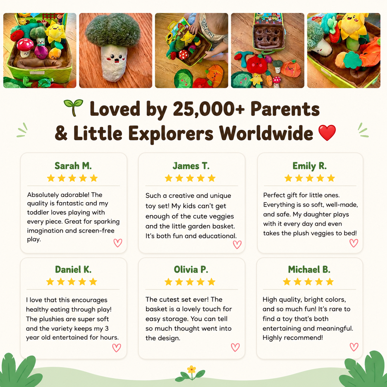 Plant&Play Garden™ - Fruits & Vegetables Garden Plushies