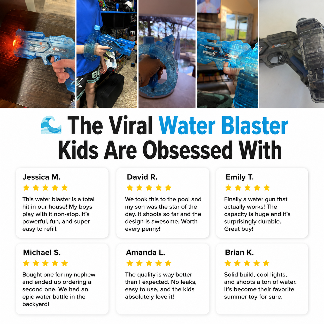 AquaStrike™ - Viral Kids Safe Automatic Water Gun