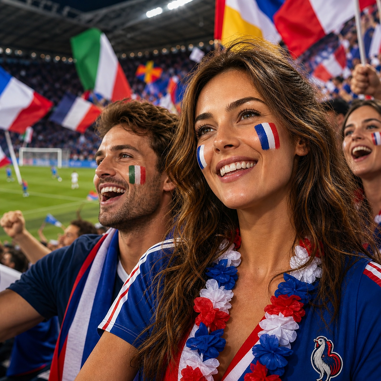 FanStripe™ Face Paint - Flag Face Paint