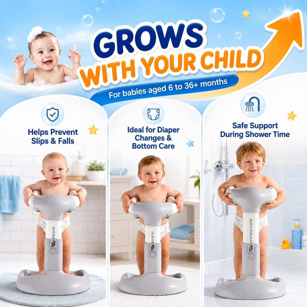 SplashStand™ - Bath Support