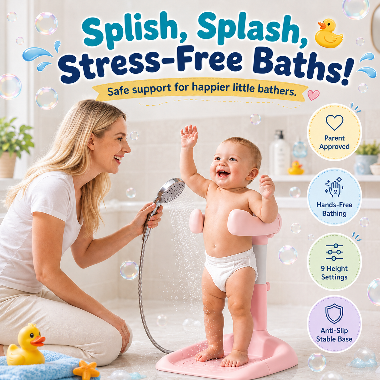 SplashStand™ - Bath Support