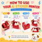 PrintGenie AI™ - Smart Colouring in Stickers