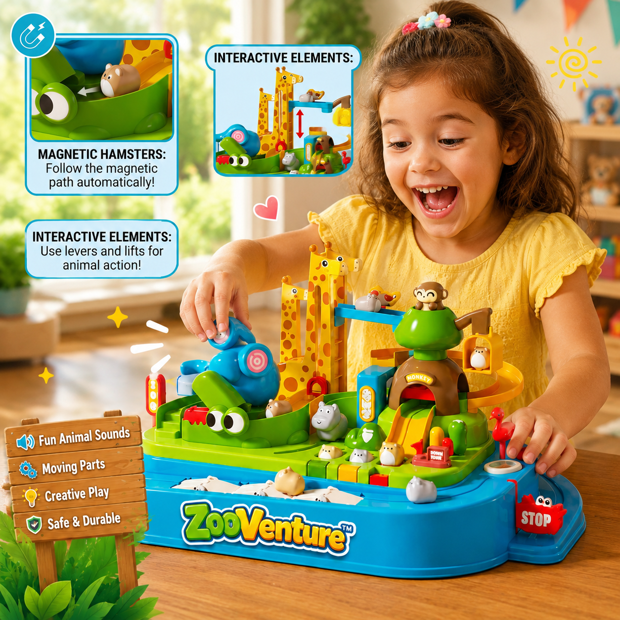 ZooVenture™ – Multi-Level Safari Track