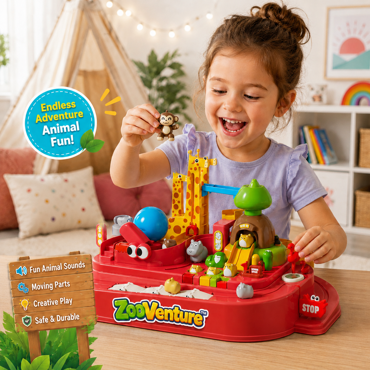 ZooVenture™ – Multi-Level Safari Track