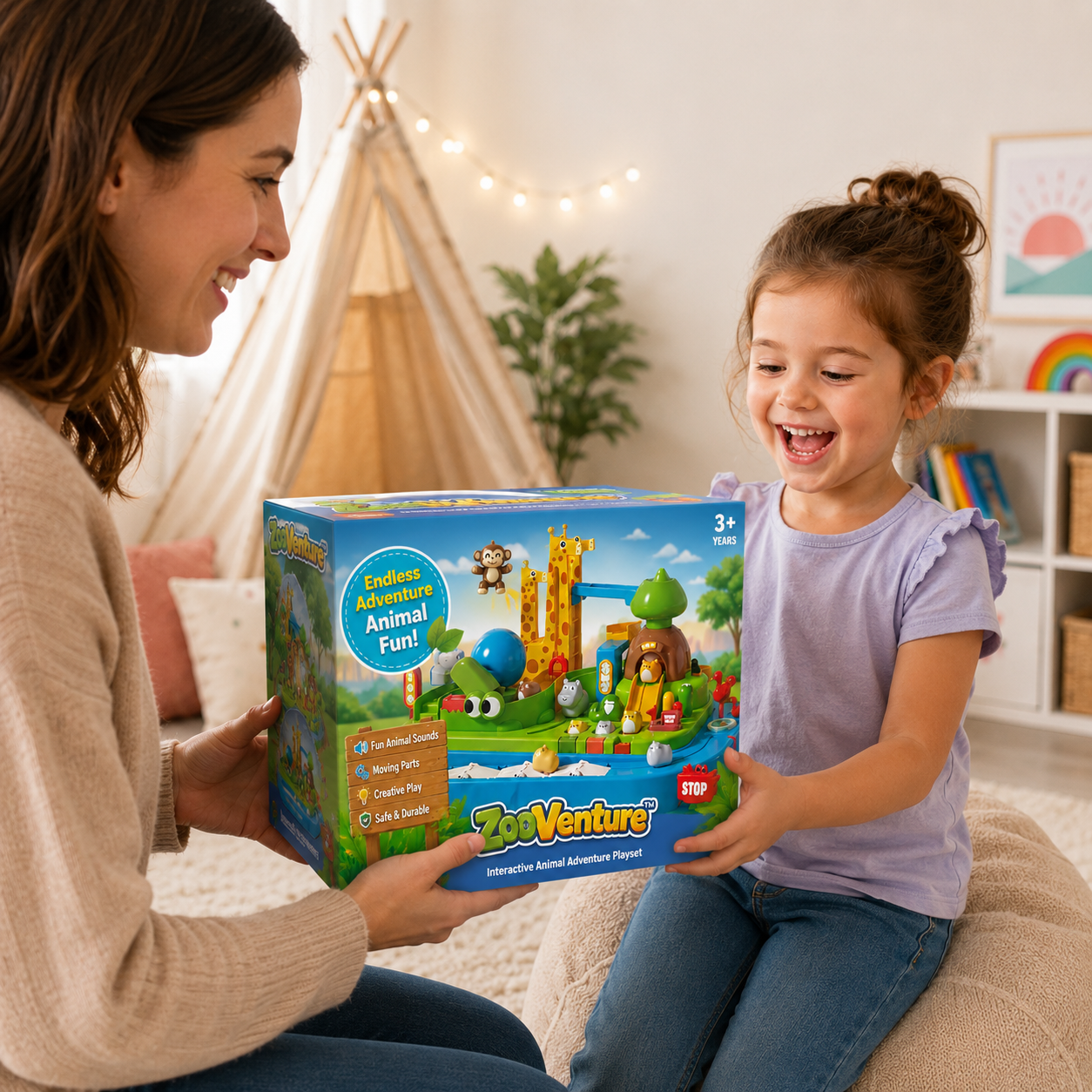 ZooVenture™ – Multi-Level Safari Track