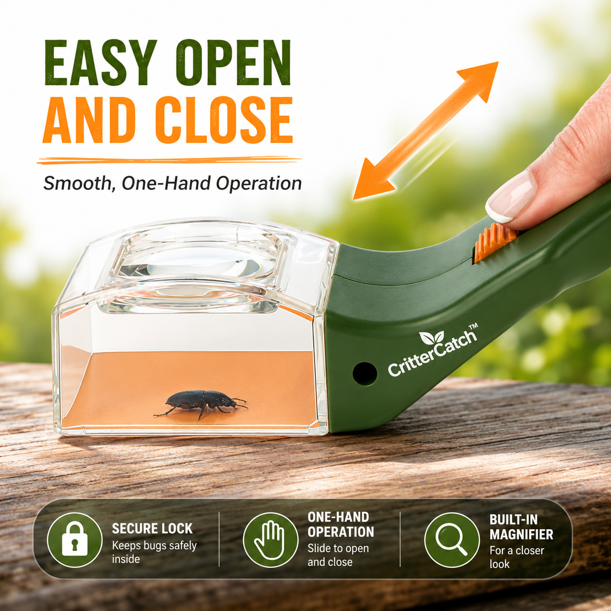 CritterCatch™ - Magnifying Bug Catcher