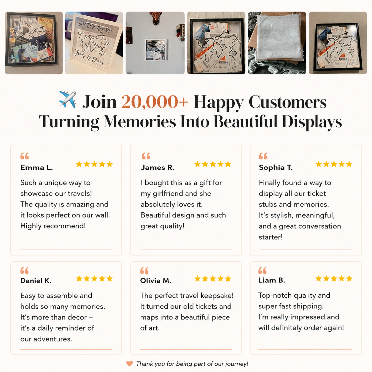 JourneyKeep™ - Your Personal Frame Box
