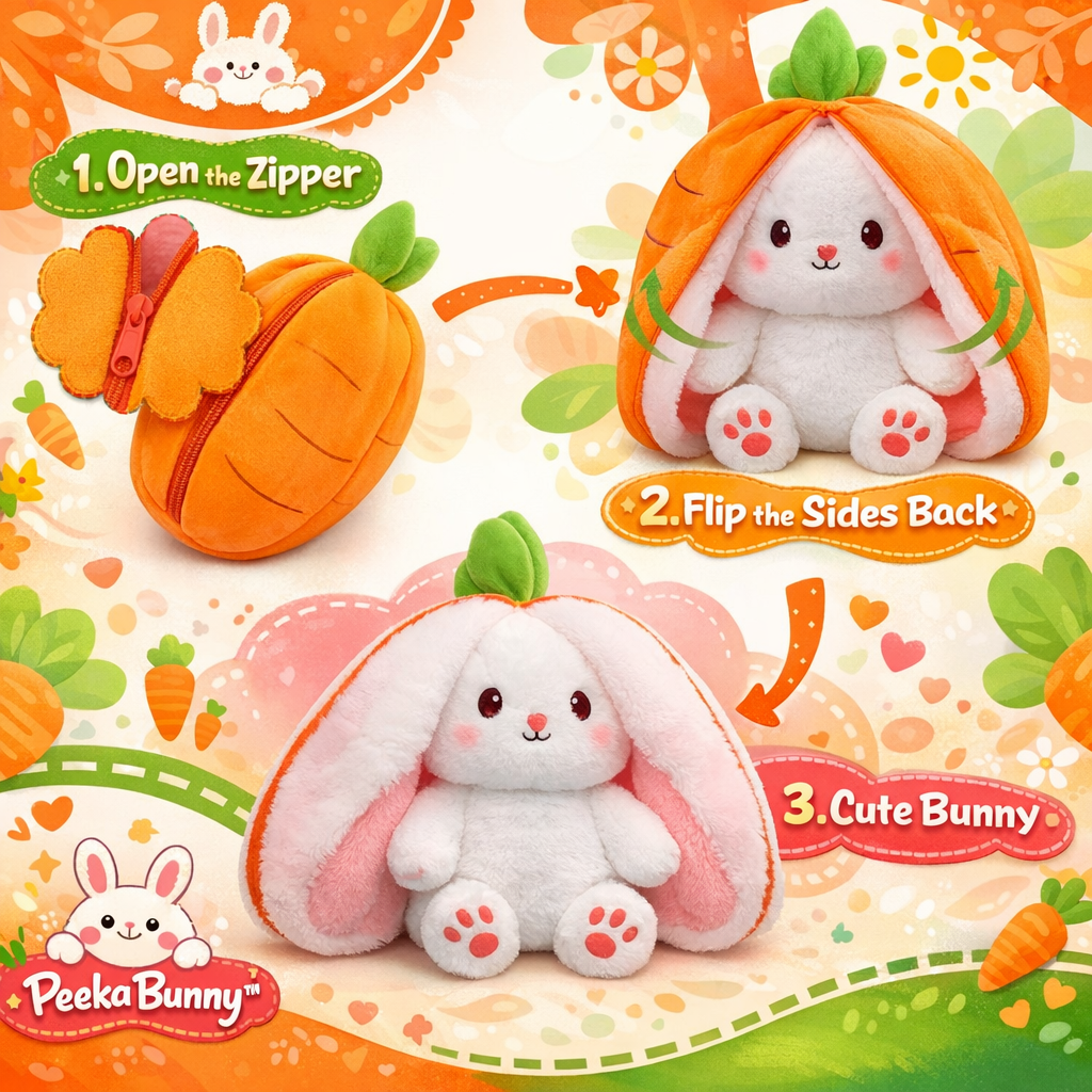 PeekaBunny™ - 2in1 Cuddly Easter Bunny