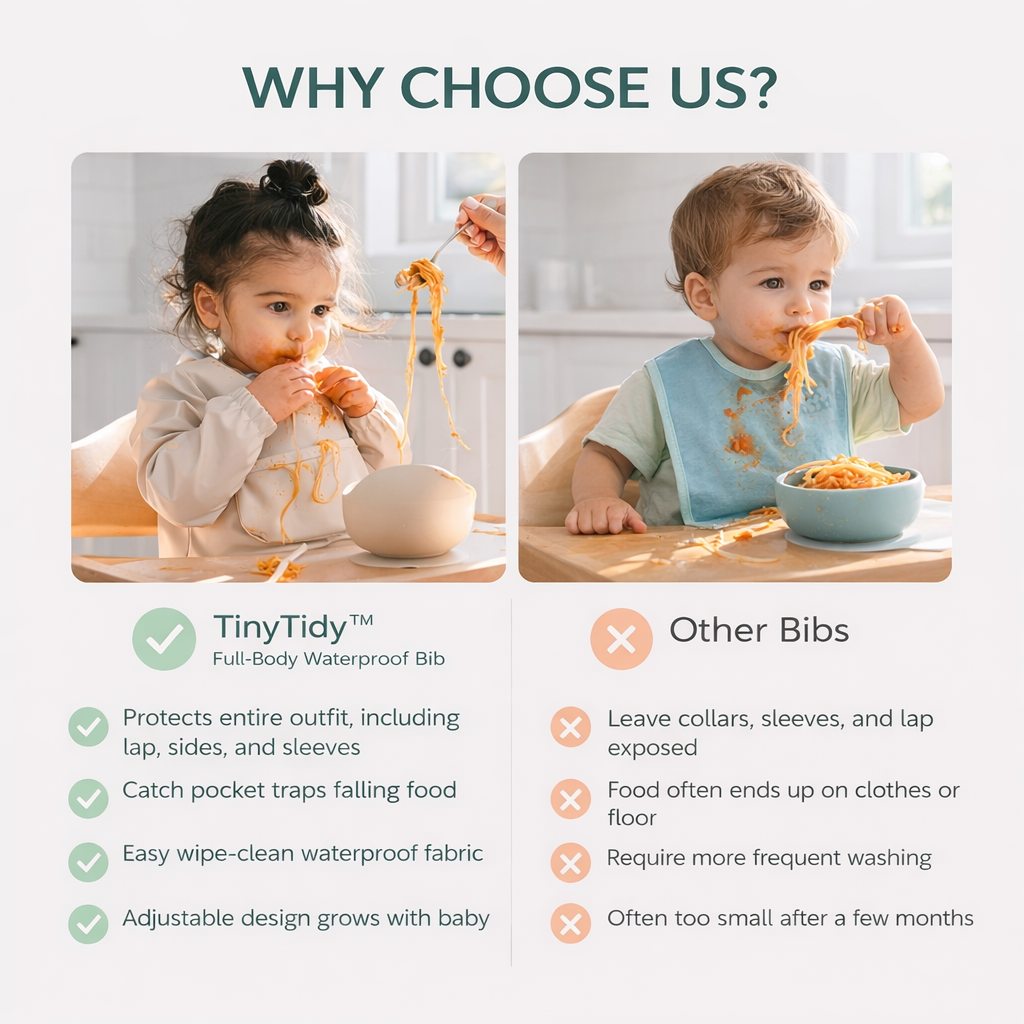 TinyTidy™ - Full body waterproof bib
