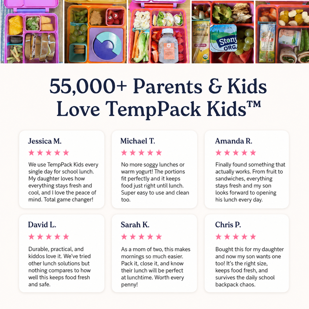 TempPack Kids™ - Insulated Bento Lunch Box
