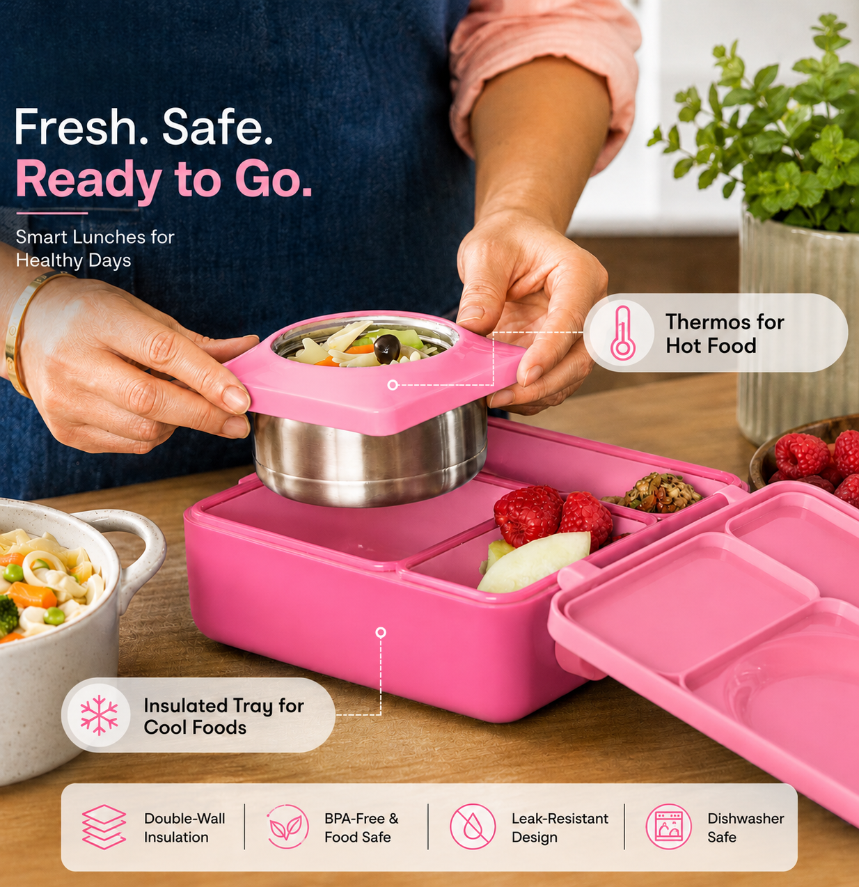 TempPack Kids™ - Insulated Bento Lunch Box
