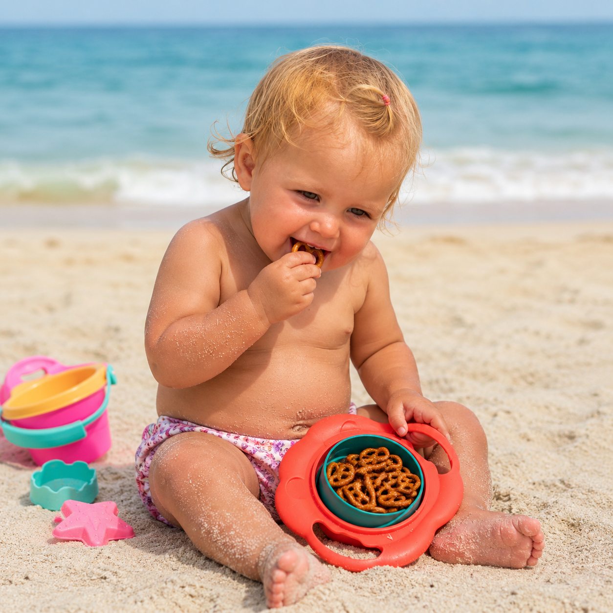 TumbleTots™ - 360° rotating spill proof bowl