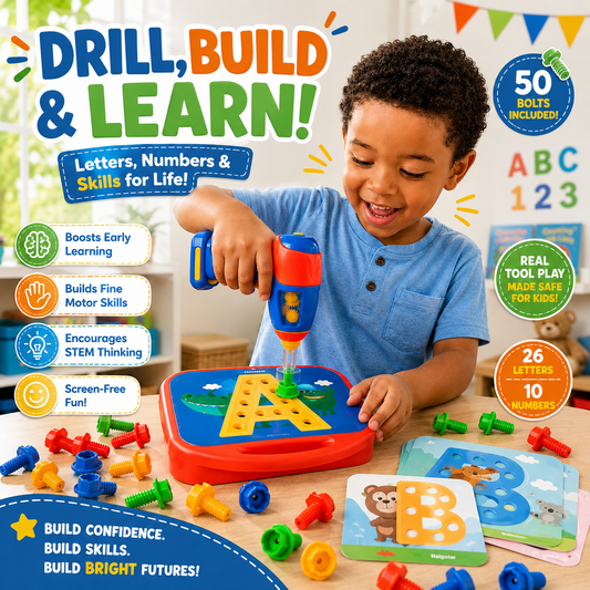 BuildBright ABC™ - Design & Drill ABCs & 123s