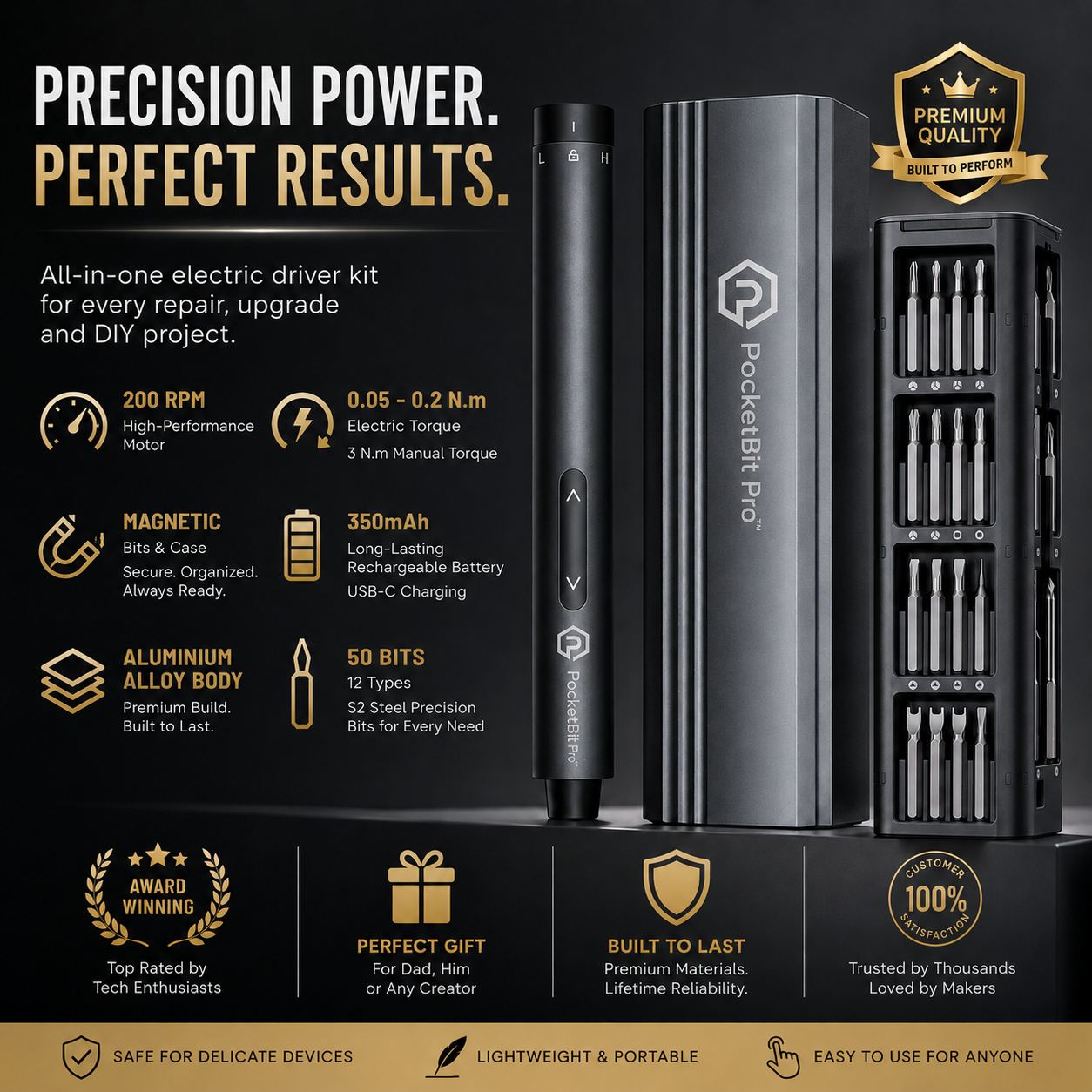 PocketBit Pro™ - All in one electric driver