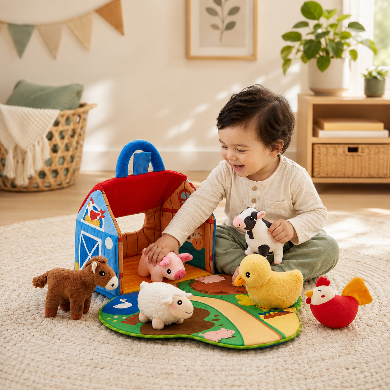 BarnBuddy™️ - Montessori Farm Playset
