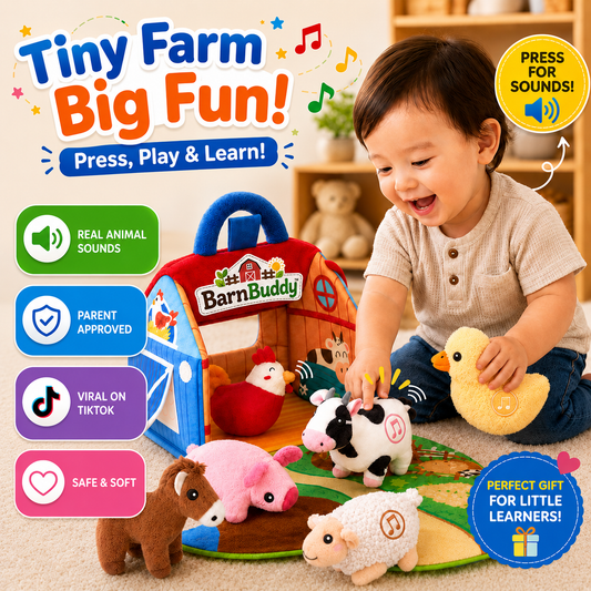 BarnBuddy™️ - Montessori Farm Playset