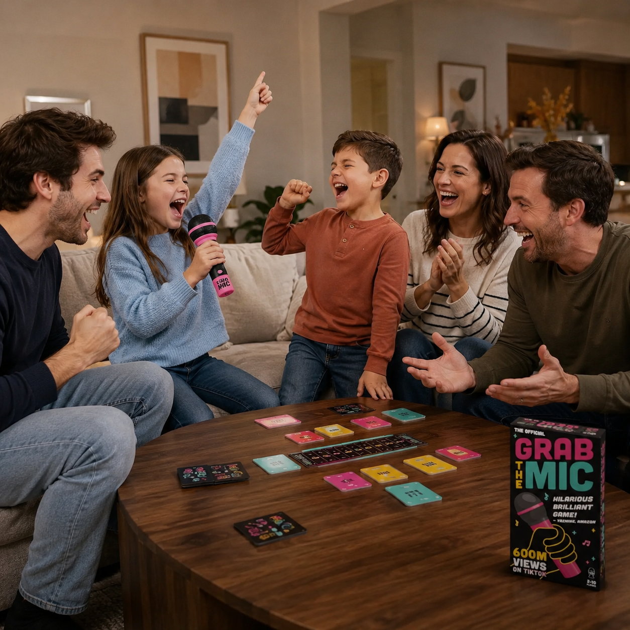 Grab The Mic – Family Karaoke Board Game