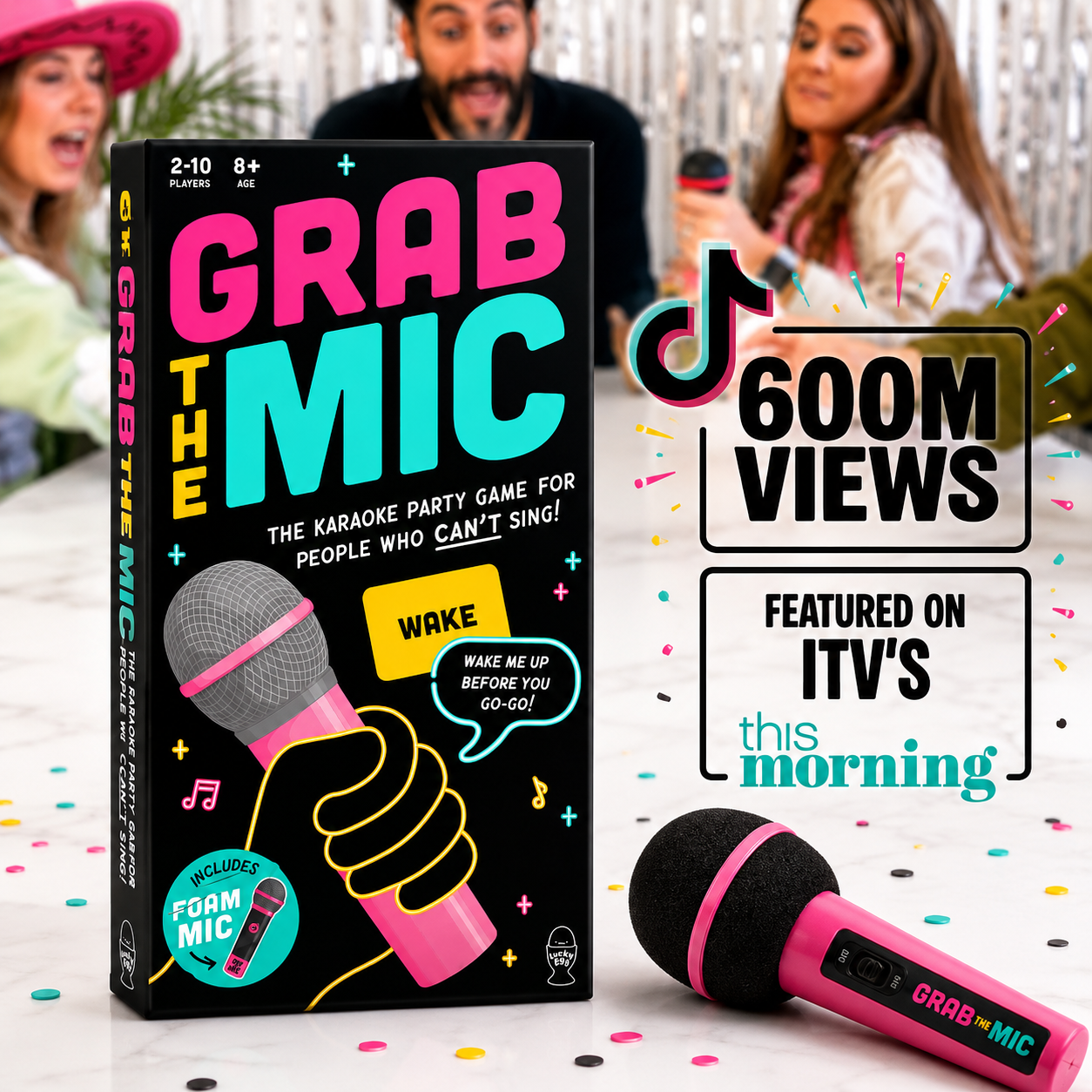 Grab The Mic – Family Karaoke Board Game