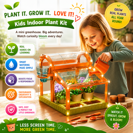 GlowGrow Garden™ - Kids Indoor Plant Kit