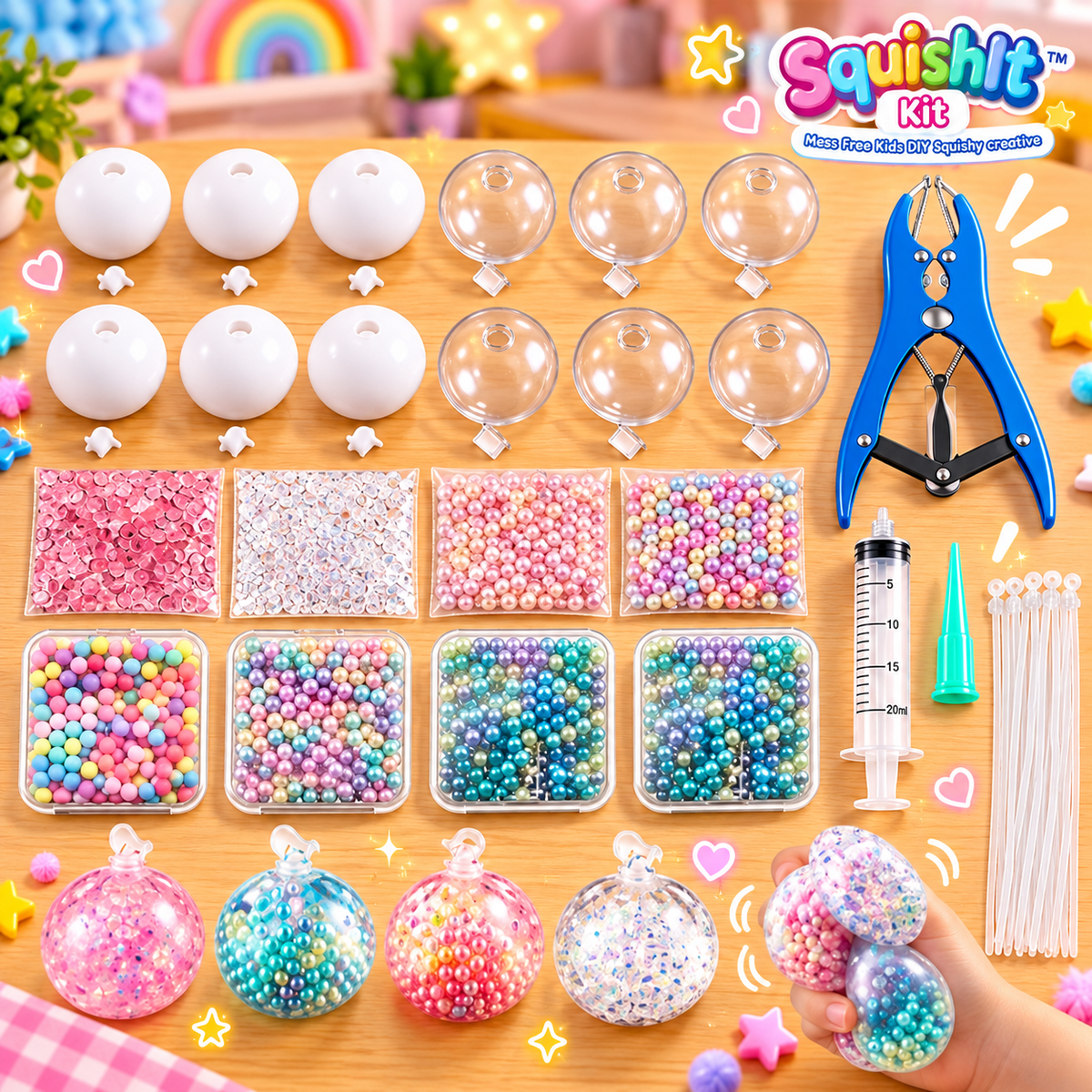 SquishIt™️ Kit - Mess Free Kids DIY Squishy creative