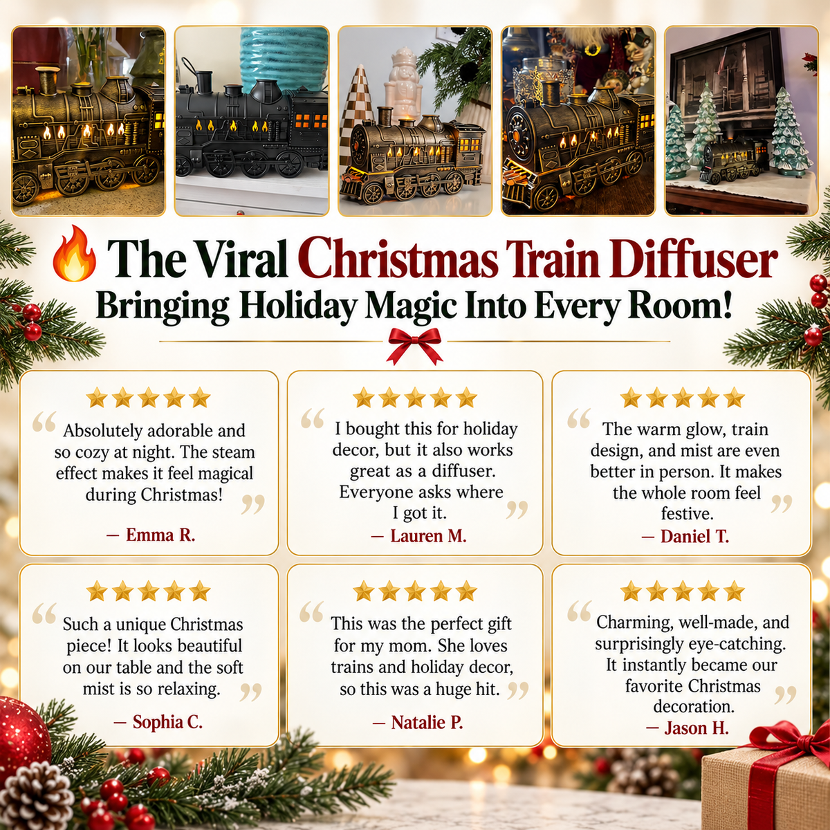 SteamExpress™ — The Christmas Train Diffuser
