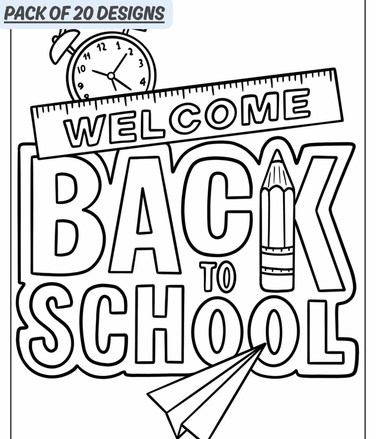DoodleGlow Trace™ -  Printable Educational Collection