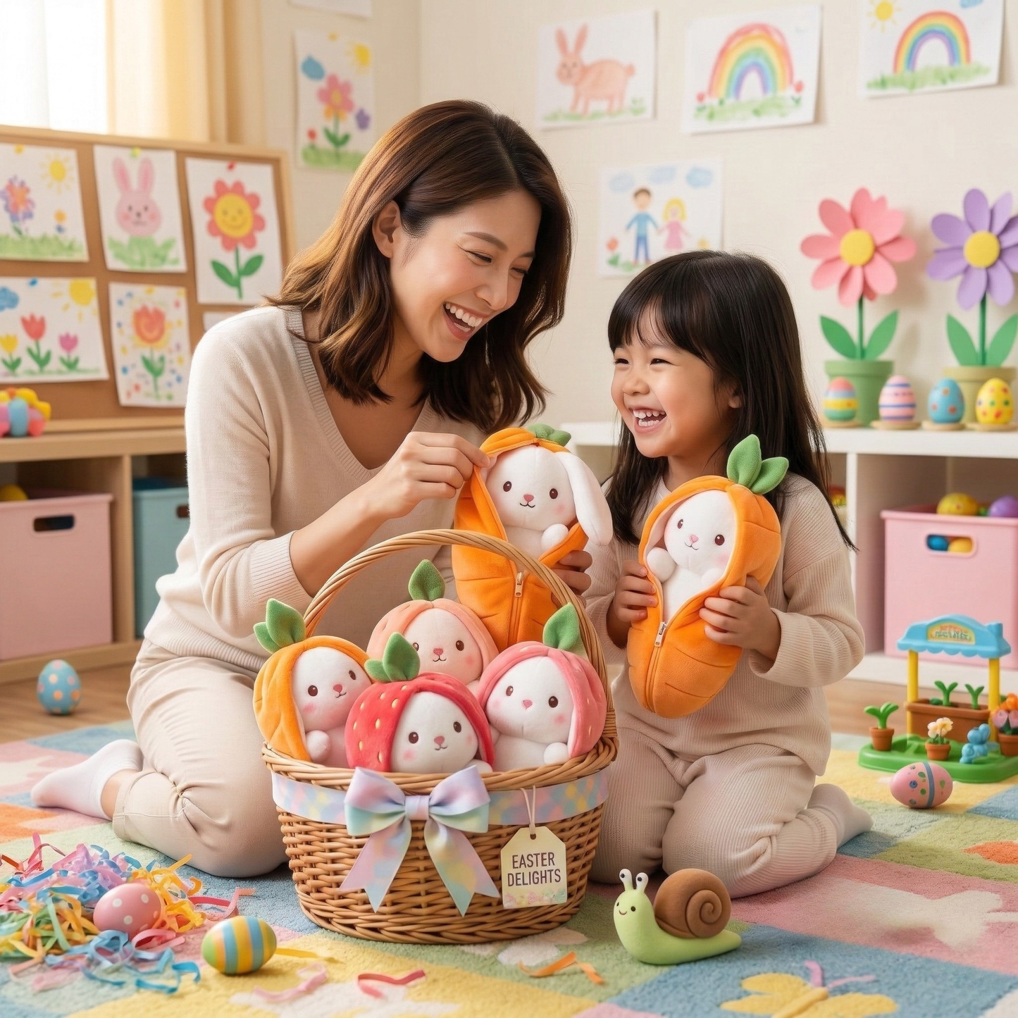 PeekaBunny™ - 2in1 Cuddly Easter Bunny