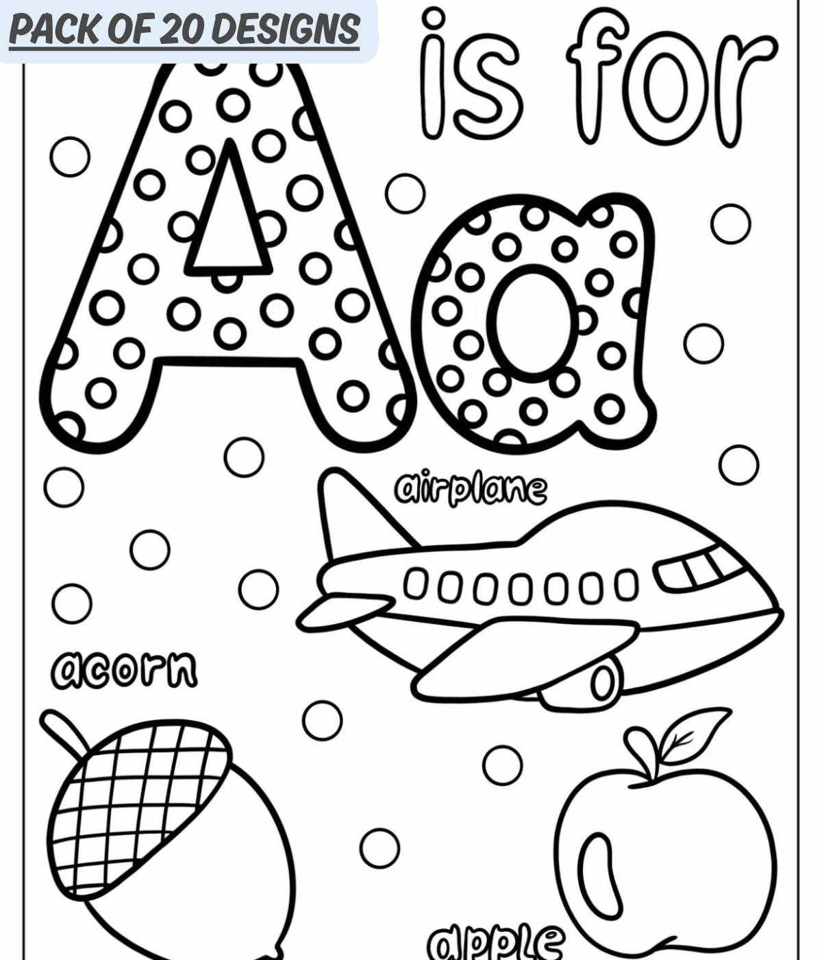 DoodleGlow Trace™ -  Printable Educational Collection