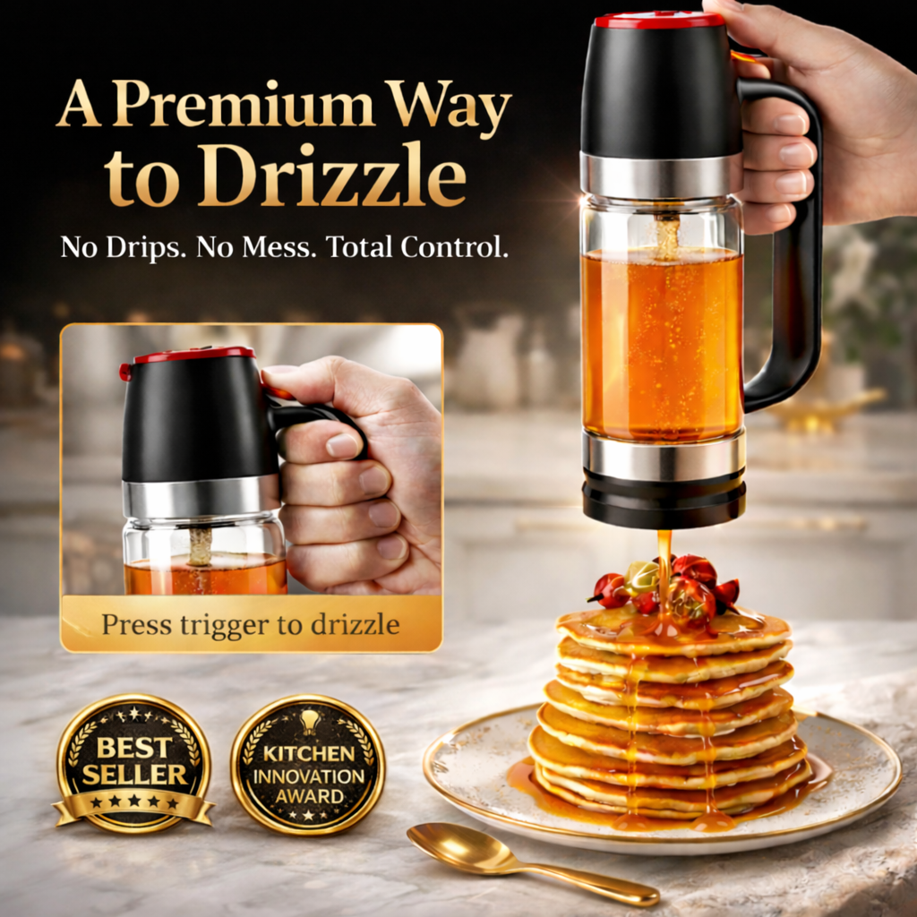 FlowPro™ - No-drip Honey & Syrup Dispenser