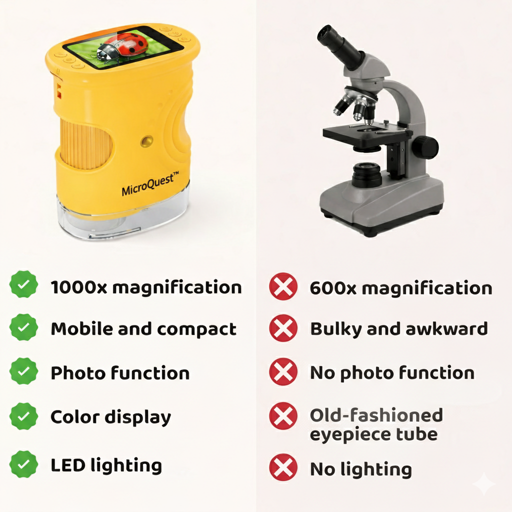 MicroQuest™ - Kids Handheld Microscope