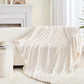 Textured Plush Fleece Throw Blanket