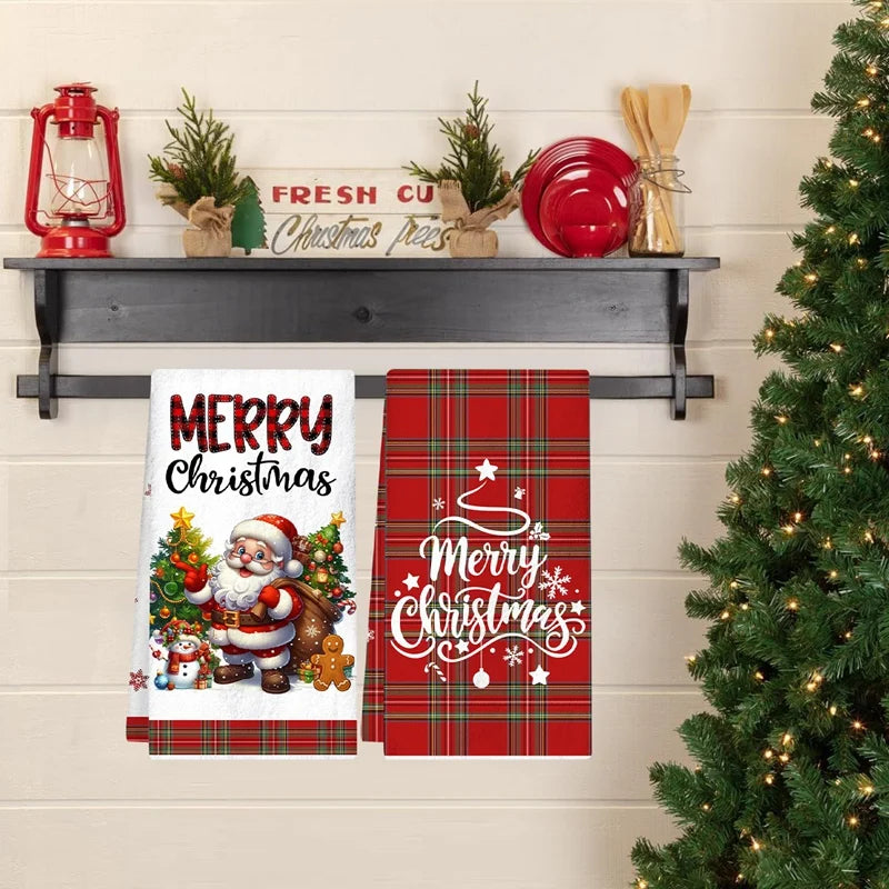 Cozy Christmas Kitchen Towels Set