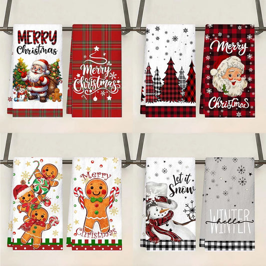 Cozy Christmas Kitchen Towels Set