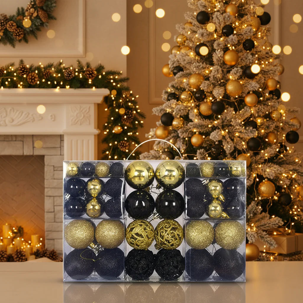 Shatterproof Christmas Ball Set (100 pcs)