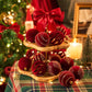 Luxurious Velvet Christmas Bauble Set (30 pcs)