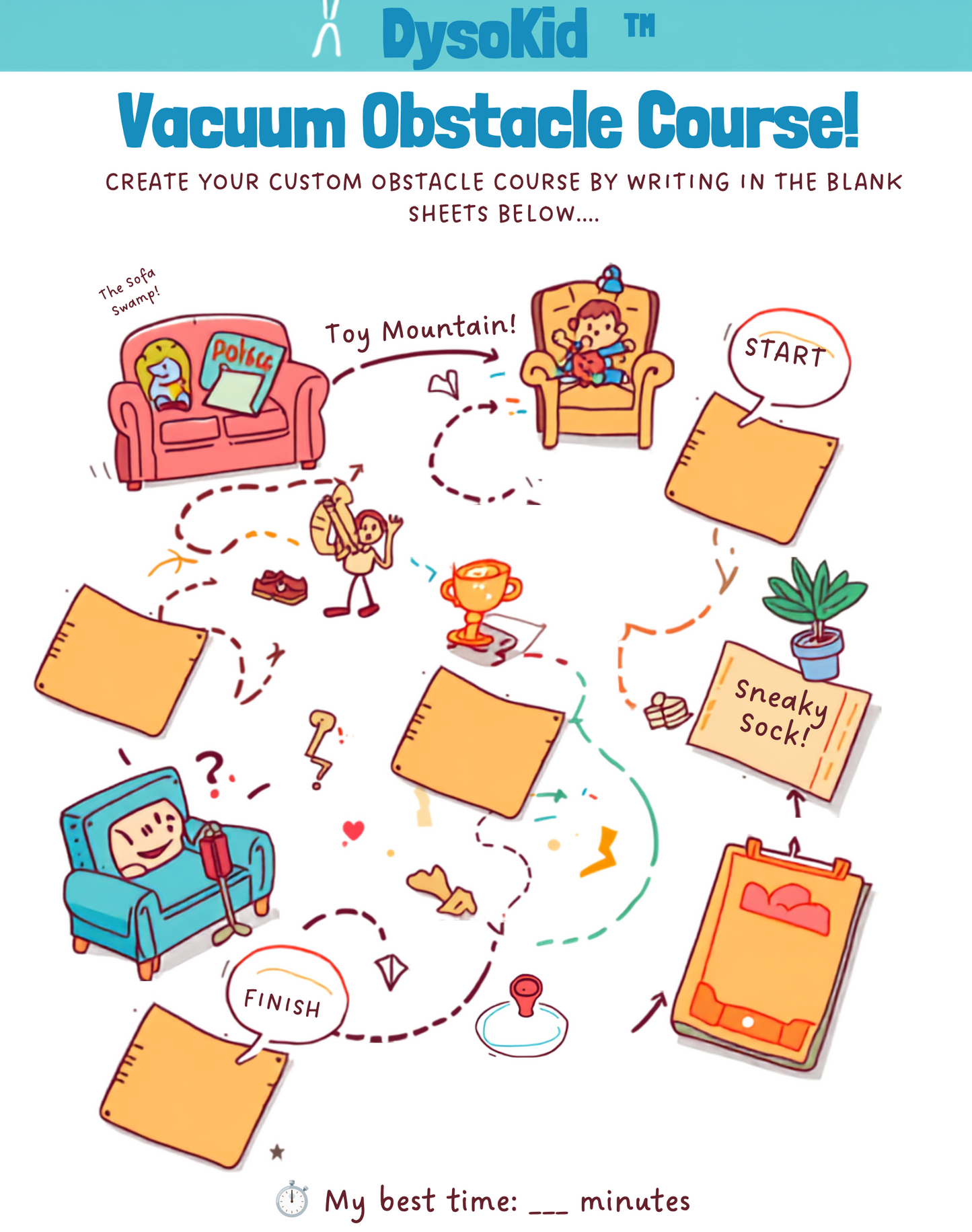 DysoKid™ - Printable Chore Chart + Certificate Bundle