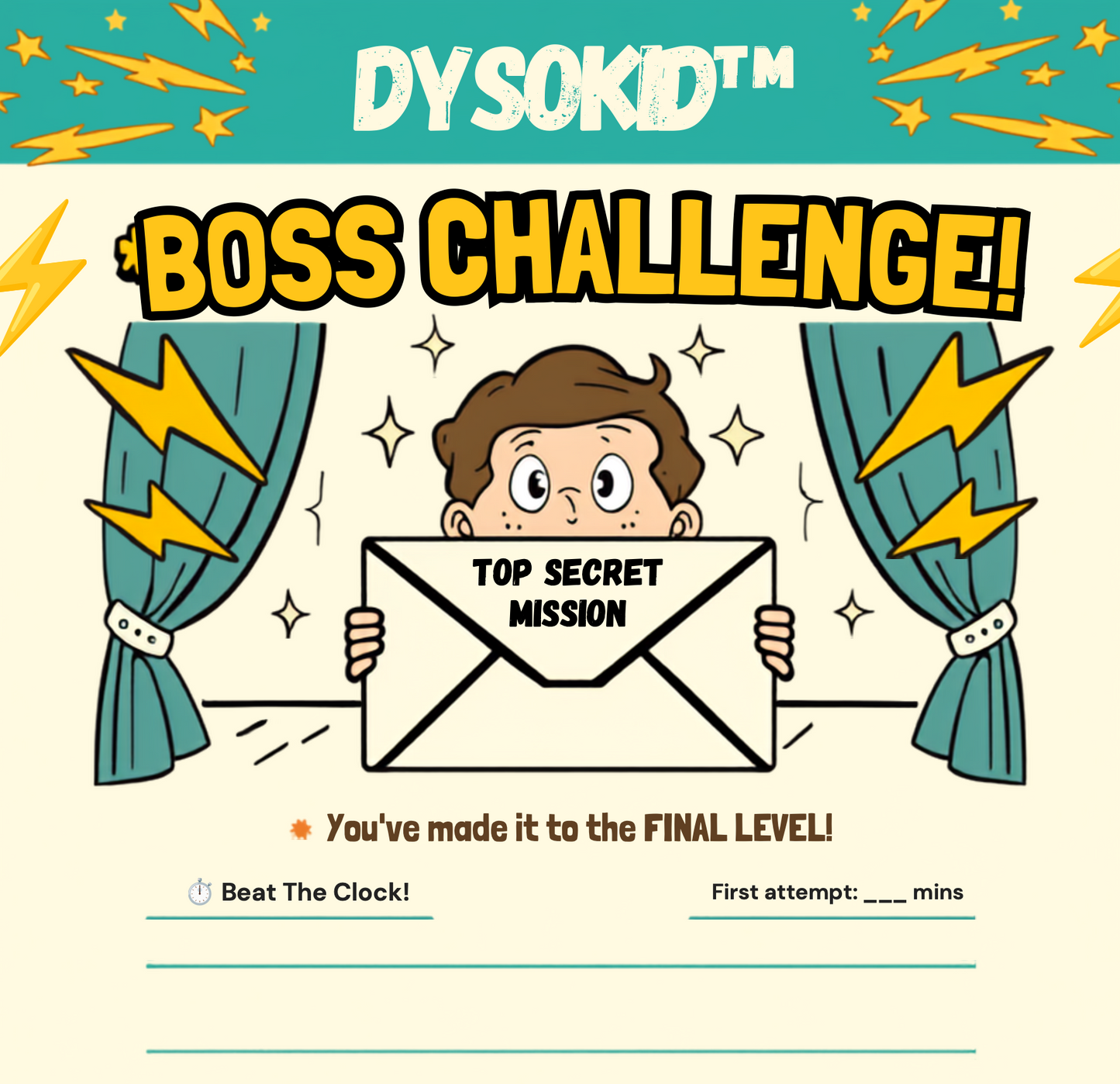 DysoKid™ - Printable Chore Chart + Certificate Bundle