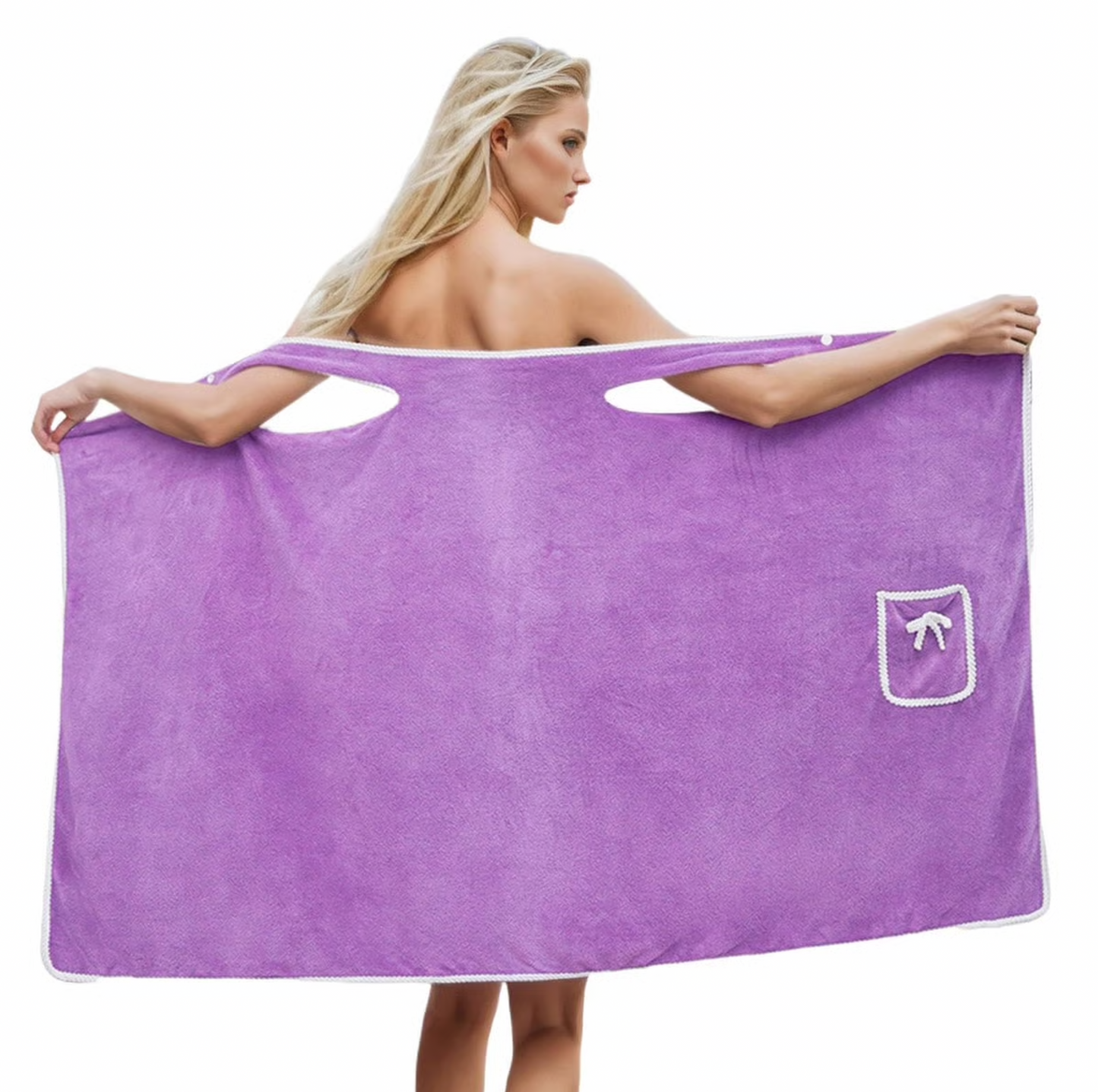 LushLoop™️ - Wearable Shower Towel