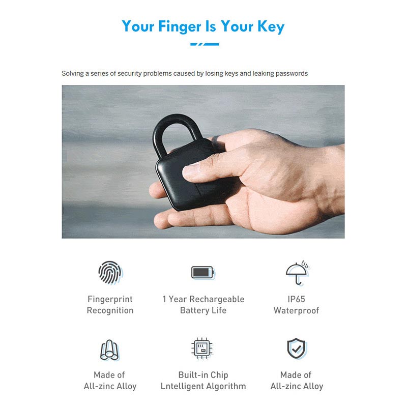 SecureSmart™️ - Finger Print Lock