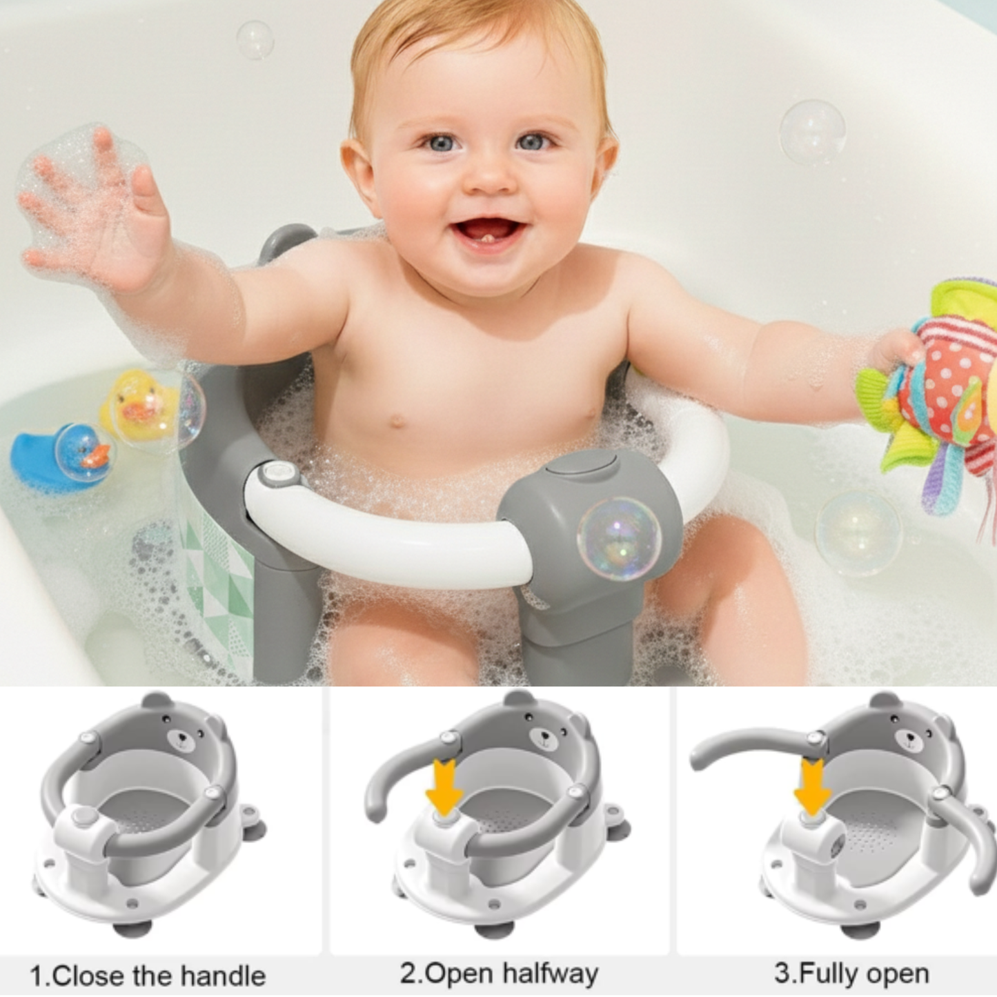 SteadySplash™ - Baby Bath Seat