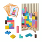 TetriMind™️- Montessori Wooden Tetris