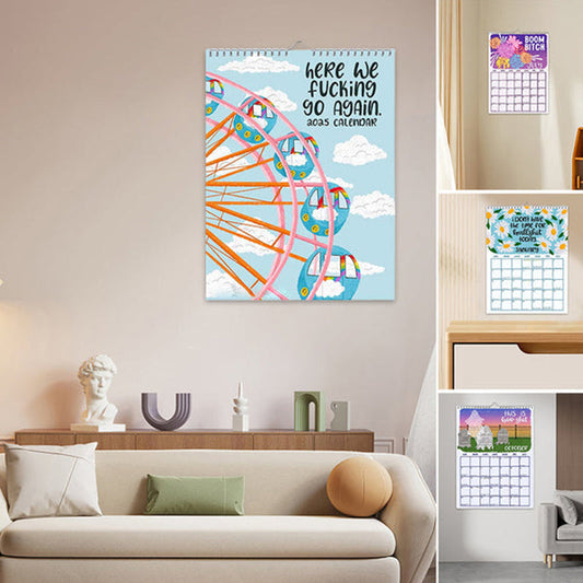 2025 Here We F**king Go Again Calendar