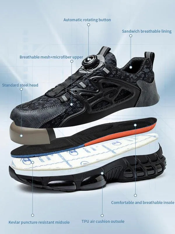 AirSteel Max™️ - Indestructible Steel Toe cap Trainers